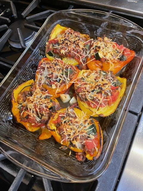 LENTIL STUFFED PEPPERS RECIPE